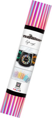 Teckwrap Holographic Mirror Chrome Permanent Adhesive Vinyl