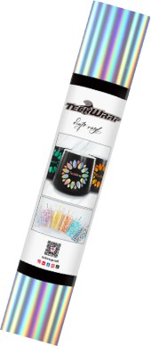 Teckwrap Holographic Mirror Chrome Permanent Adhesive Vinyl