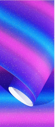 Teckwrap Shimmer Rainbow Stripes Permanent Adhesive Vinyl