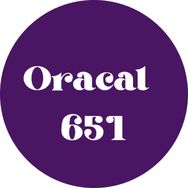 Oracal 651 Permanent Adhesive Vinyl