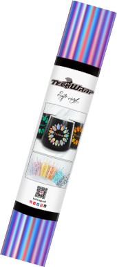 Teckwrap Holographic Mirror Chrome Permanent Adhesive Vinyl