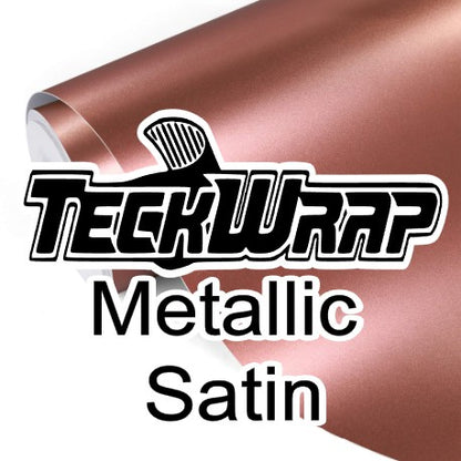 Teckwrap Metallic Satin Permanent Adhesive Vinyl