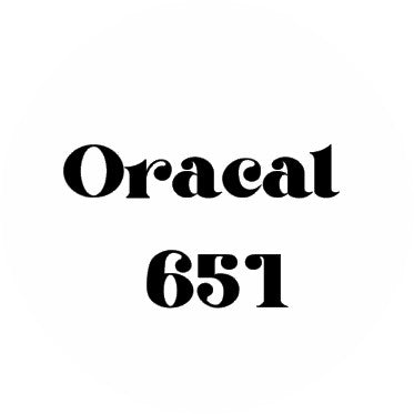 Oracal 651 Permanent Adhesive Vinyl